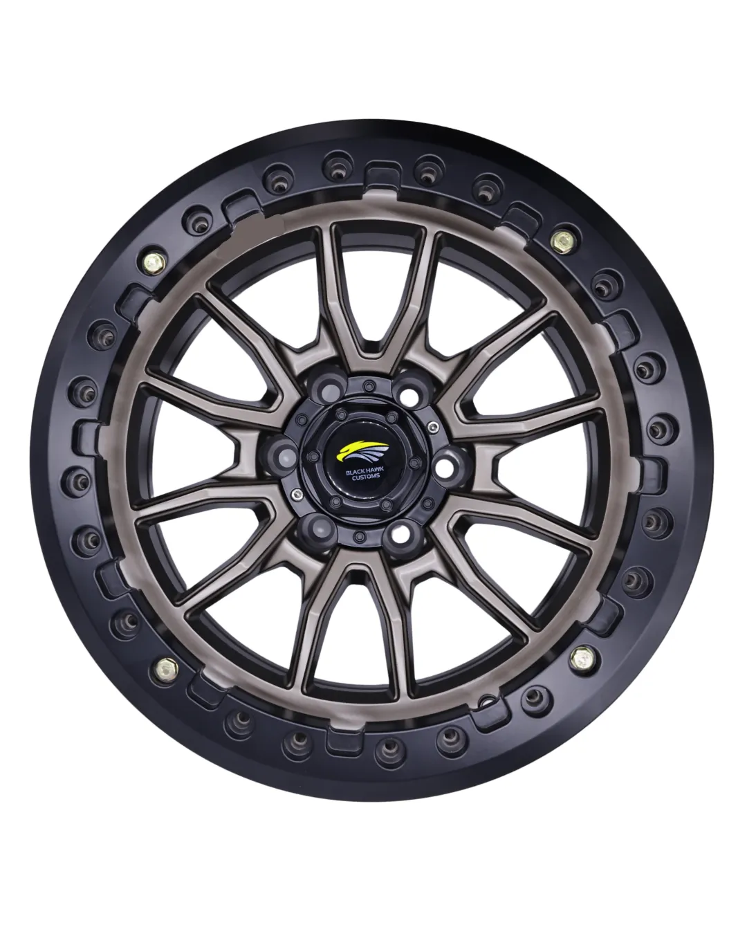 Black Hawk Customs Bronze Bead lock Wheel Rim Each for Toyota Land Cruiser 300